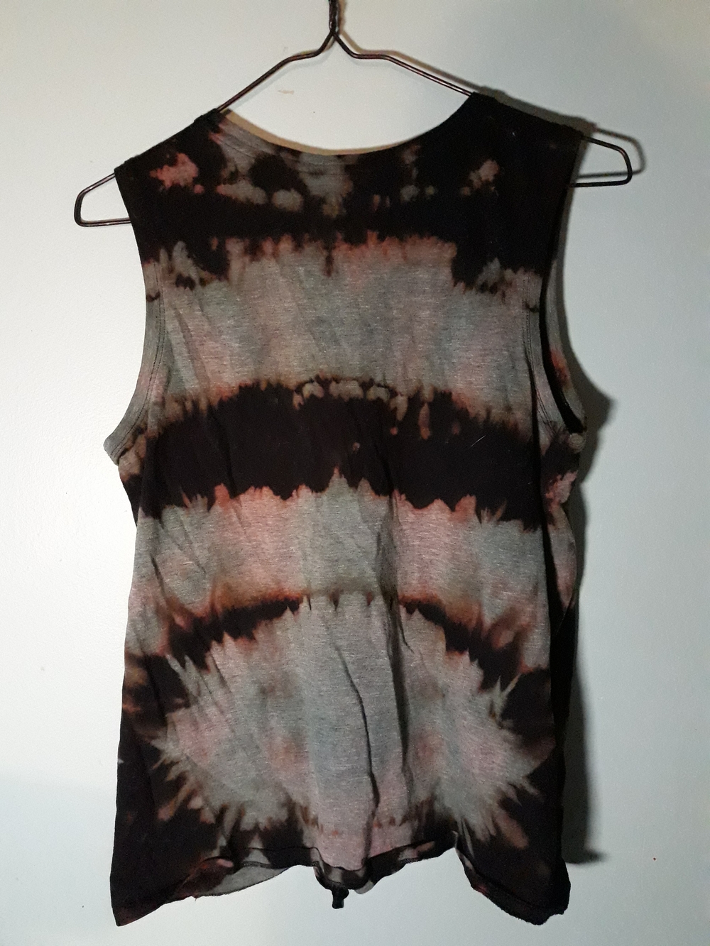 Custom geode dye Sleeveless Tank Top